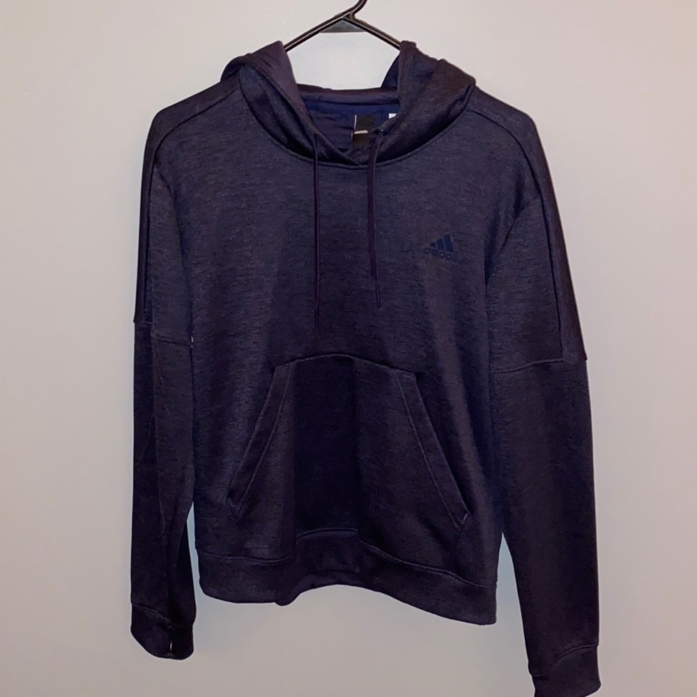 Adidas navy blue sweatshirt (size large)
